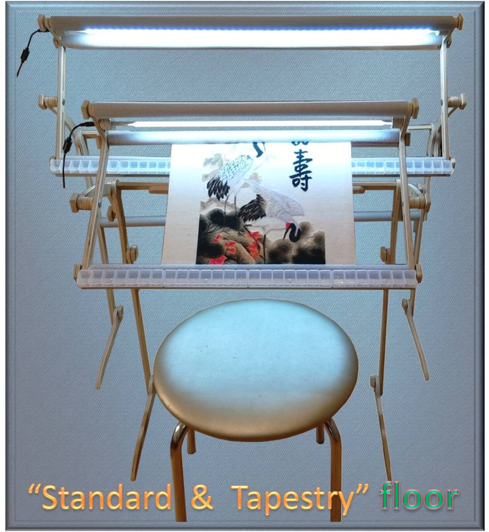 Cross Stitch Stand with illumination Universal Needlepoint Etsy