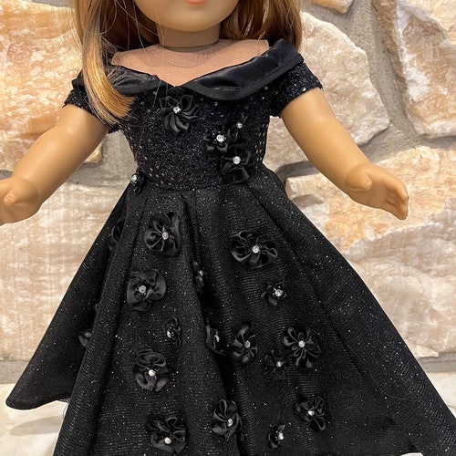 Quinceanera Gown/ Fits Like American Girl Doll Clothes/ Black Etsy