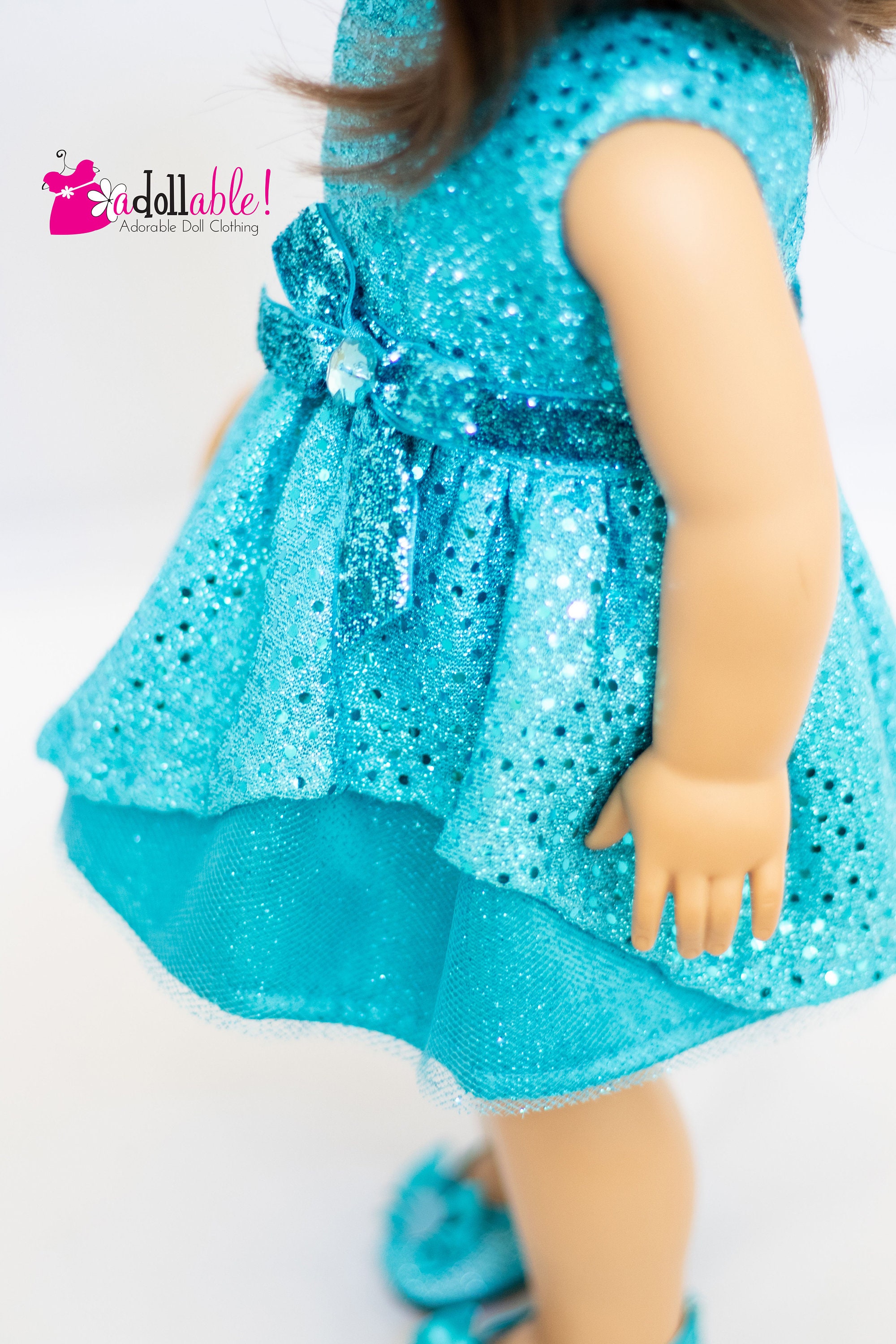 DUORUIMI Abito Invernale Natalizio Con Mantello Per Bambola American Girl 18 Pollici – Completo Di Cappello E Scarpe - 2