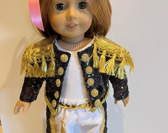 K-Pop Battle Queens-popoutfit - K-Pop geïnspireerd uitvoeringskostuum voor 18 inch poppen - Idols toneelstijlkleding - Mira