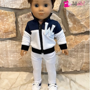Fits like American boy doll clothes/ 18 inch boy doll clothes/ Custom Gymnastic Outfits