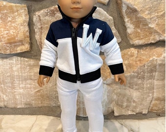 Fits like American boy doll clothes/ 18 inch boy doll clothes/ Custom Gymnastic Outfits