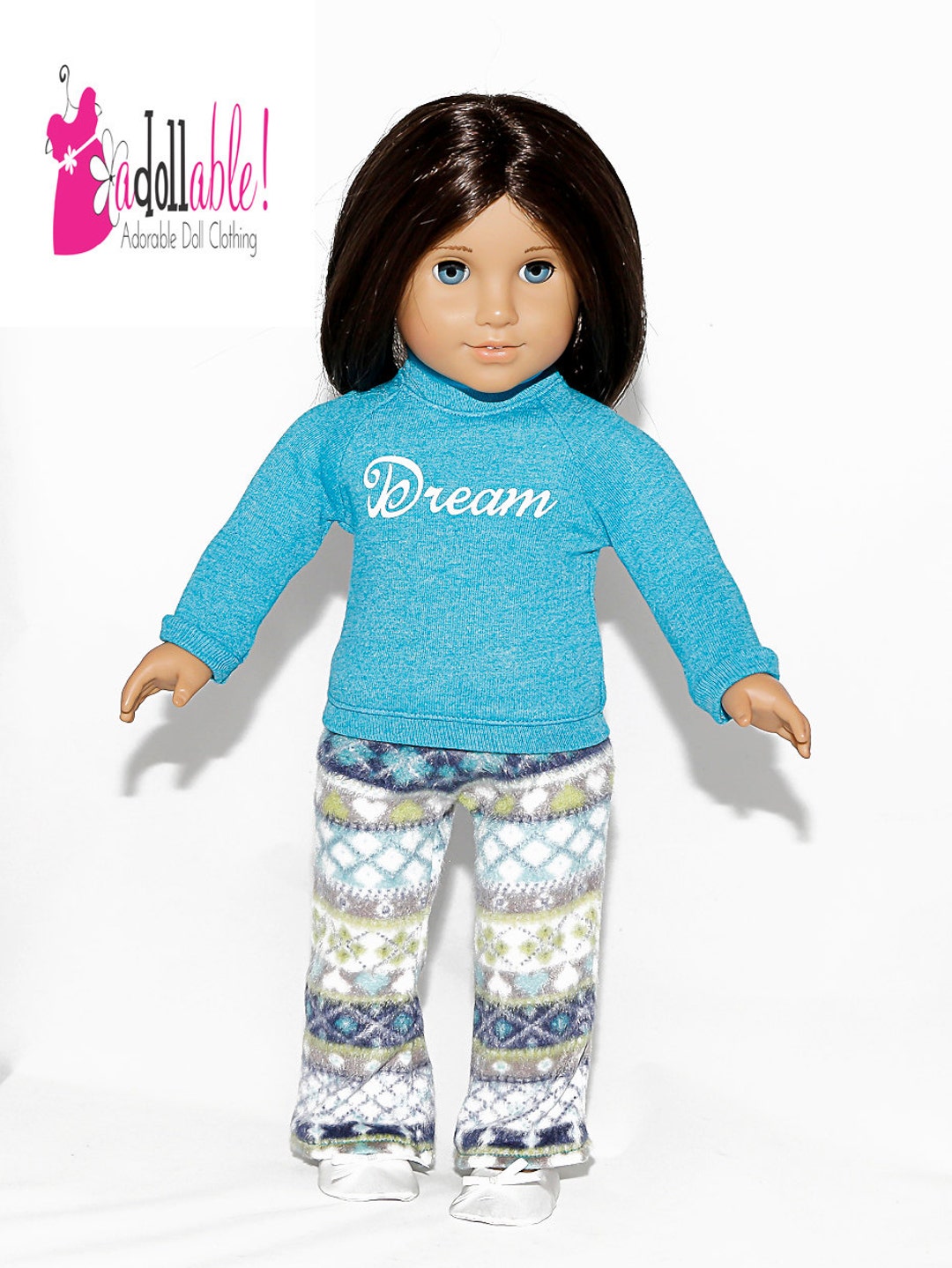 American girl doll pyjamas discount