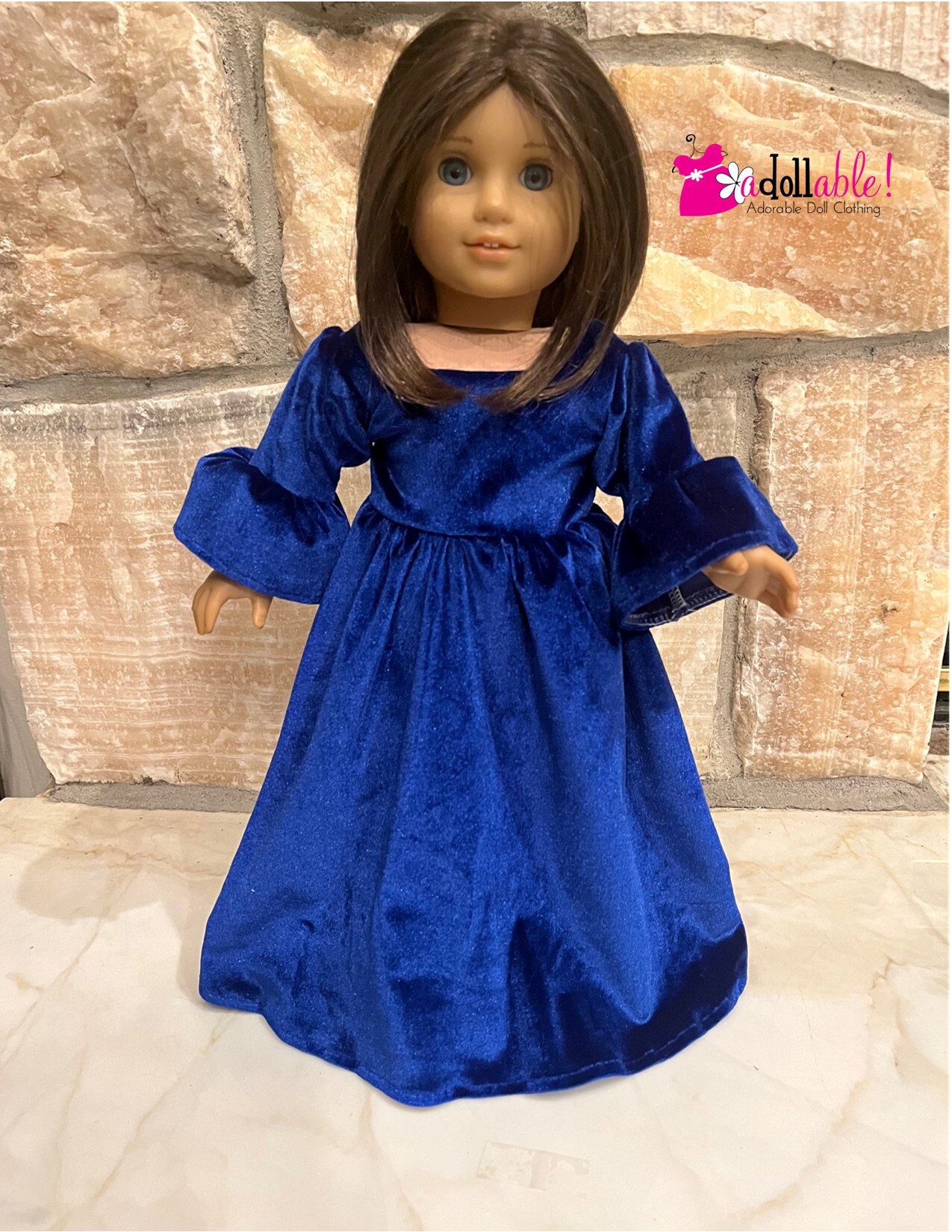 American girl sales blue dress