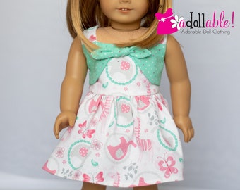 Fits like American Girl doll clothes / 18 inch doll clothes / In My Dreams Dress