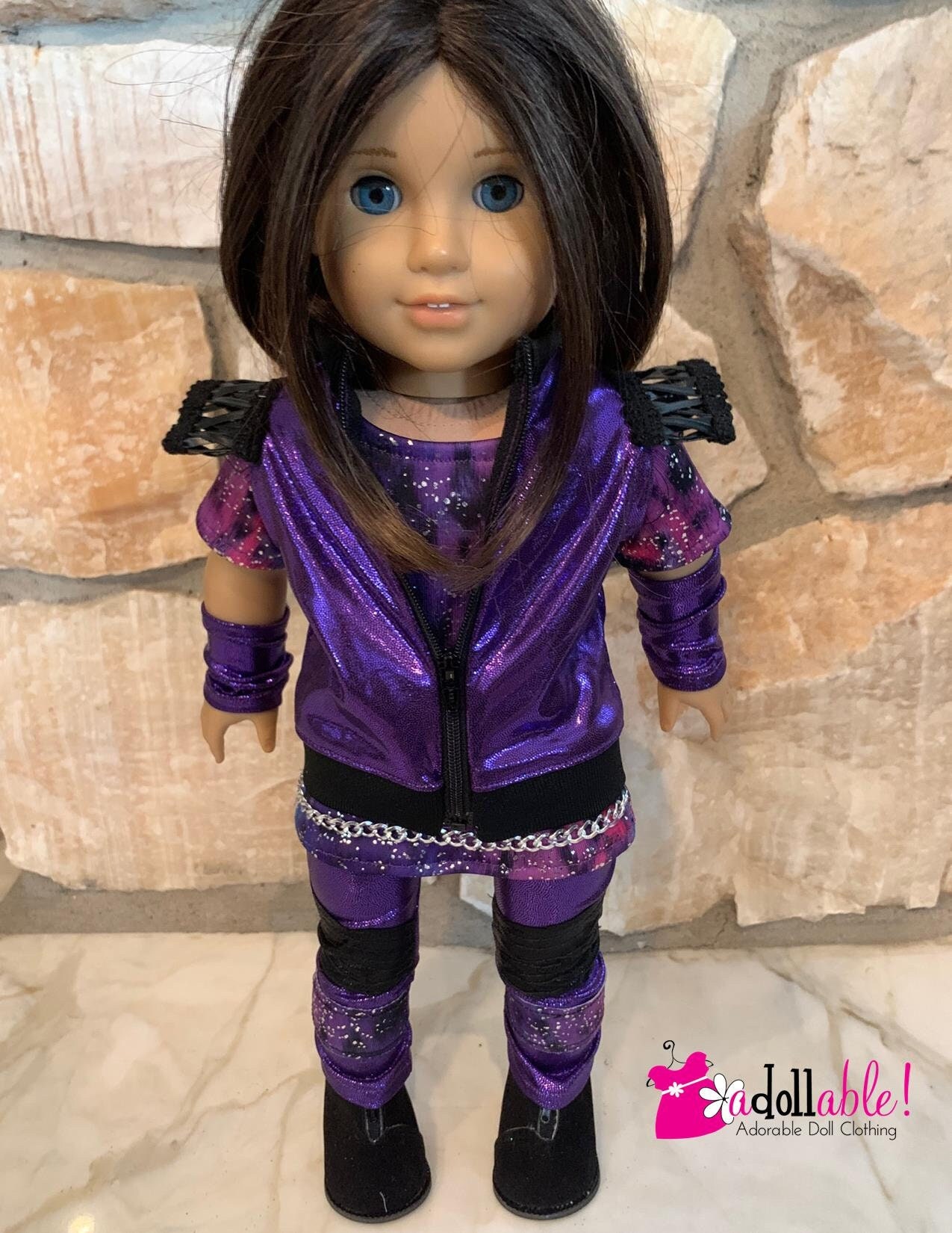 Mal Doll,inspired by Disney's Descendants 3, Fashion Doll for Girls