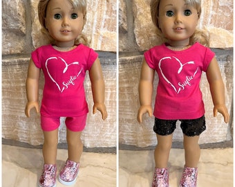 Fits like American Girl doll clothes/ 18 inch doll clothes/ Swiftie Outfit
