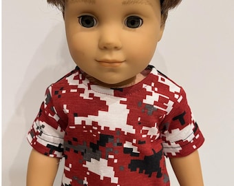 Fits like American boy doll clothes/ 18 inch doll clothes/ Digital Dudes T-Shirt