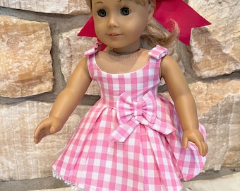 Barbie Inspired Dress for Your 18 Inch Doll/ Fits like American girl doll clothes/ 18 inch doll clothes