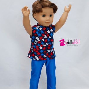 Fits like American boy doll clothes/ 18 inch boy doll clothes/ American Star Gymnast