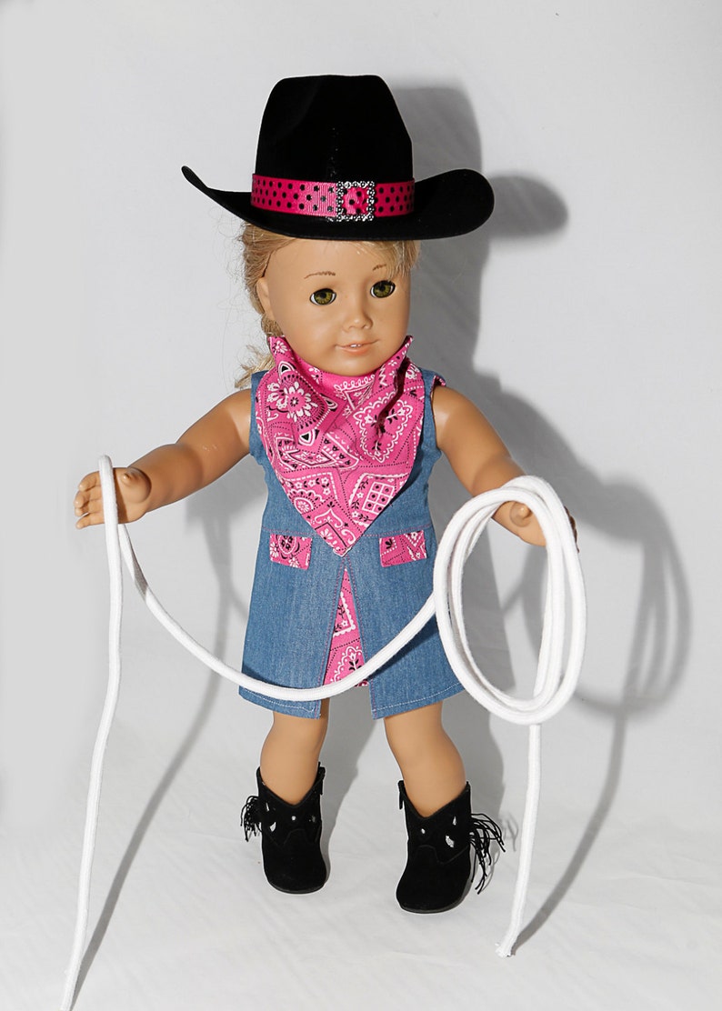 cowgirl outfit for 18 inch doll