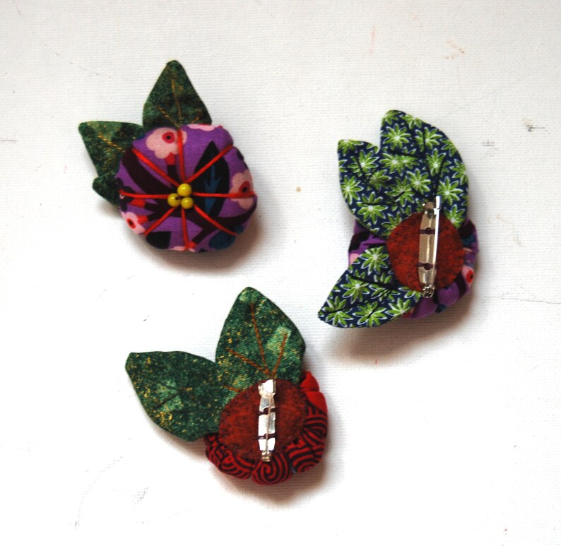 Lot De 5 Broches Style Japonais - Conception Forme - Neuf Avec étiquettes