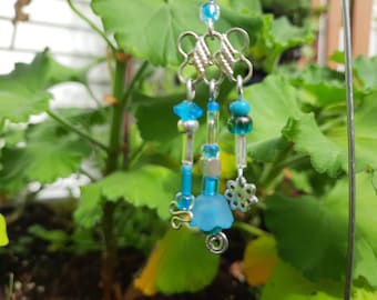 Fairy Wind Chime, Pale Blue - Fairy Garden Accessory WC-98