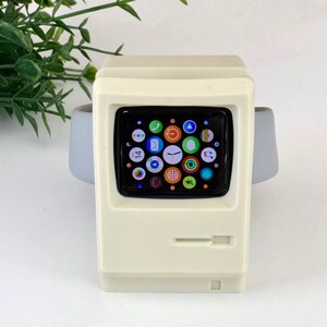 Apple Watch Charging Dock Retro Computer Vintage Mac Watch | Etsy Australia