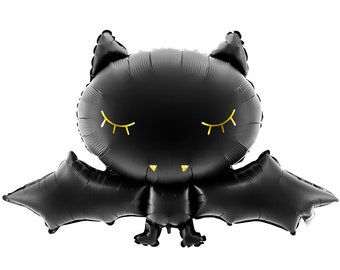 Hocus Pocus Balloons Halloween Birthday Party Decor Let\u2019s Get Batty Bridal Shower Decor Bat Balloons Bat Latex Balloons