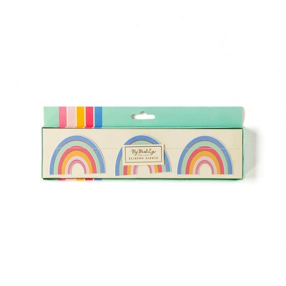 Magical Rainbow Banner 6ft | Rainbow Birthday Party | Girl Birthday Party | Rainbow Party Garland | Rainbow Shower | Rainbow Wall Hanging Il_570xn