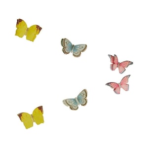 Mini Butterfly Garland Decoration 16ft | Butterfly Party Decor | Butterfly Banner | Fairy Garden Birthday Party | Butterfly Baby Shower