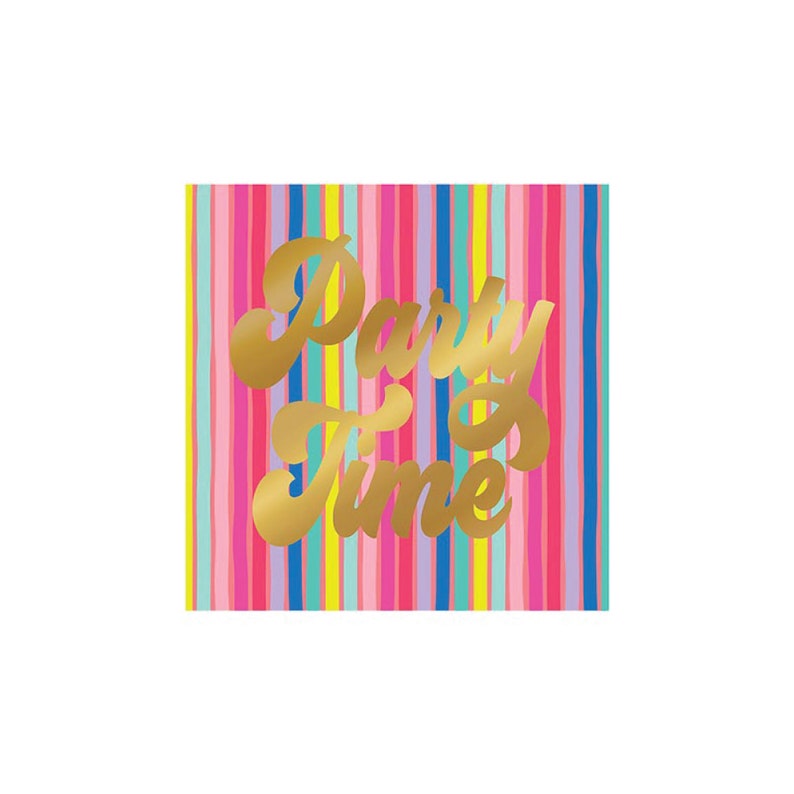 Party Time Dessert Napkins - Thumbnail 2