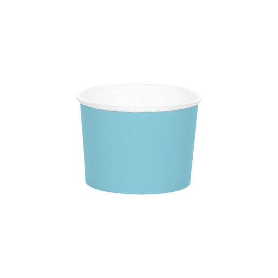 Blue Treat Cups 8ct Ice Cream Party Boys Birthday Blue Birthday