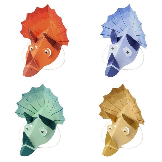 Dinosaur Kingdom Party Hats | Jurassic World | Dinosaur Birthday | Dino Baby Shower | Three Rex Party Decor | 8 Meri Meri Party Crowns Il_570xn