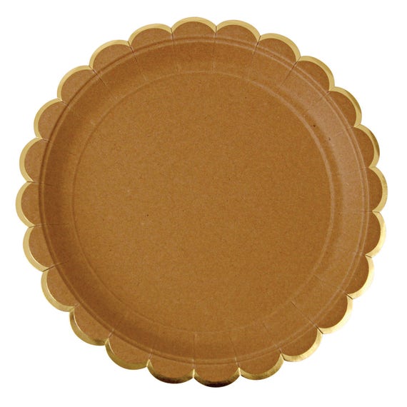 natural paper plates