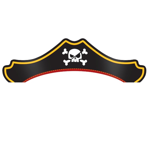 Treasure Island Pirate Party Hats | Boys Birthday | Buried Treasure | Pirate Decor | Kids Pirate Party Favors | Pack of 8 Pirate Hats Il_570xn