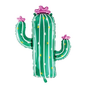 Palloncino Cactus 32,5" / Decorazioni Fiesta / Decorazioni per feste a tema Cactus / Festa di compleanno tropicale / Baby shower Fiesta / Bridal shower Fiesta