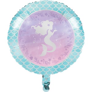 SALE | Shimmer Mermaid Balloon | Mermaid Birthday Party | Girls Birthday | Under the Sea | Mermaid Decor | Summer Party | Mermaid Decoration