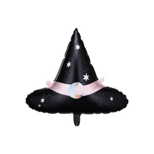 Standing Cauldron Balloon 31.5 Kids Halloween Party Witch Birthday Spooky Cute Halloween Balloon Witch Decor Hocus Pocus Party image 4