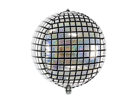 Disco Ball Mylar Foil Balloon, Last Disco Bachelorette Party Theme  Decorations, 70's Disco Theme Birthday Decor, Giant Disco Ball Balloon 