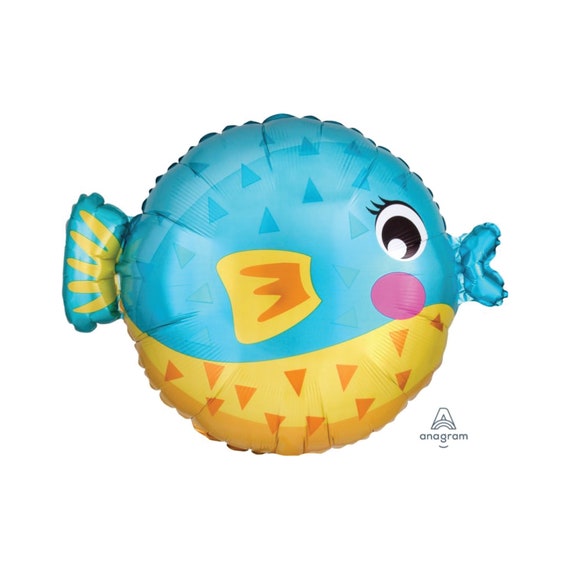 Pufferfish Balloon 19 Puffer Fish Foil Balloon Ocean Birthday Party Under  the Sea Balloons Ocean Theme Party Mermaid Party Decor -  Canada