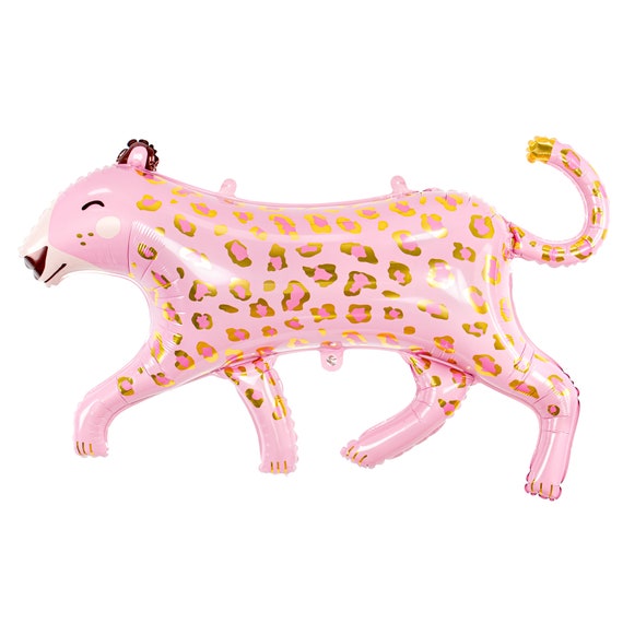Cute Leopard Balloon 40.5in | Safari Baby Shower | Cheetah Balloon | Jungle Party Balloon | Animal Baby Shower | Zoo Birthday Party Il_570xn