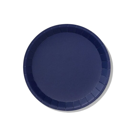 Navy and online white paper plates