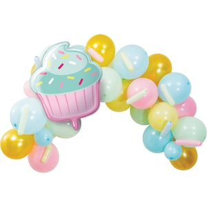 Cupcake Party Balloon Garland Kit 5ft | Sweet Shoppe Party | Ice Cream Party | Baking Birthday | 2 Sweet Birthday | Sweet Little 1 Birthday