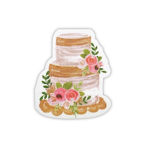 SALE | Tiered Wedding Cake Beverage Napkins 20ct | Engagement Party | Bachelorette Party Decor | Bridal Shower Party | Wedding Napkins