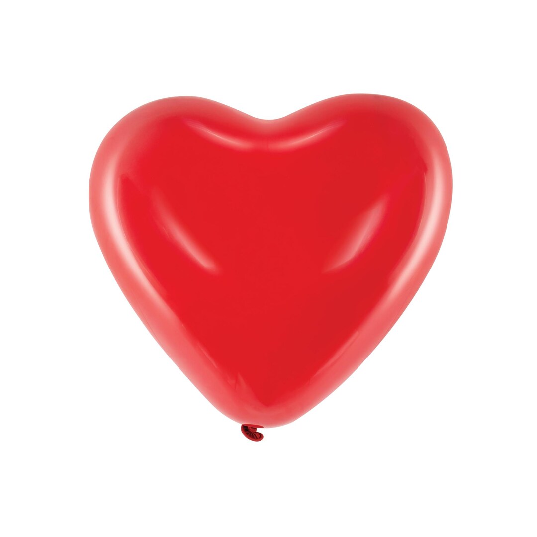 Red Heart Latex Balloons 11in – Pack of 6 – Valentine’s Day Decor - Etsy