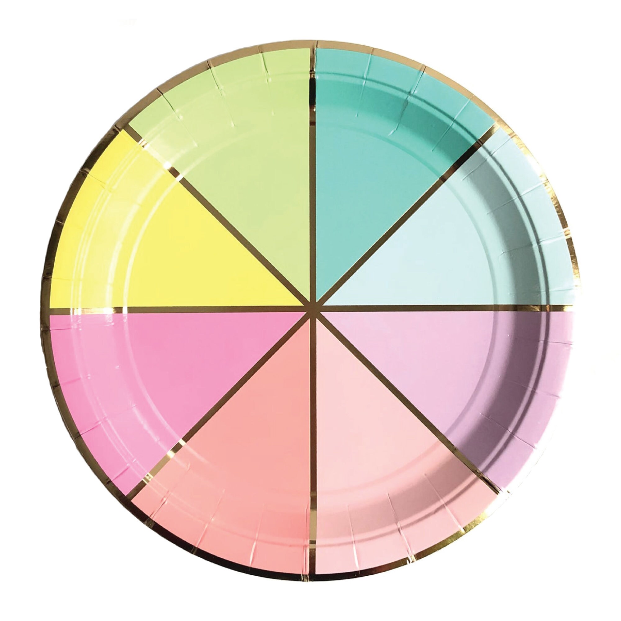 Pastel Color Wheel Paper Cups 10ct Paint Birthday Party Etsy