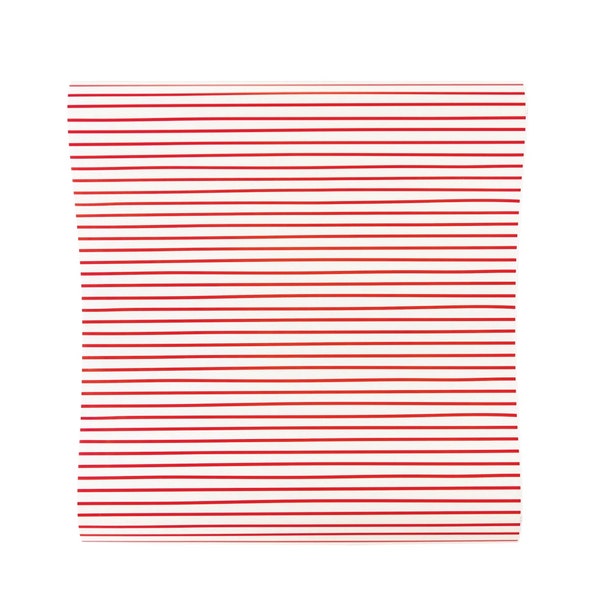 Red Pinstripe Paper Table Runner 10ft | Christmas Birthday | Christmas Table Runner | Friendsmas | Red Party Decor | Valentine Table Runner