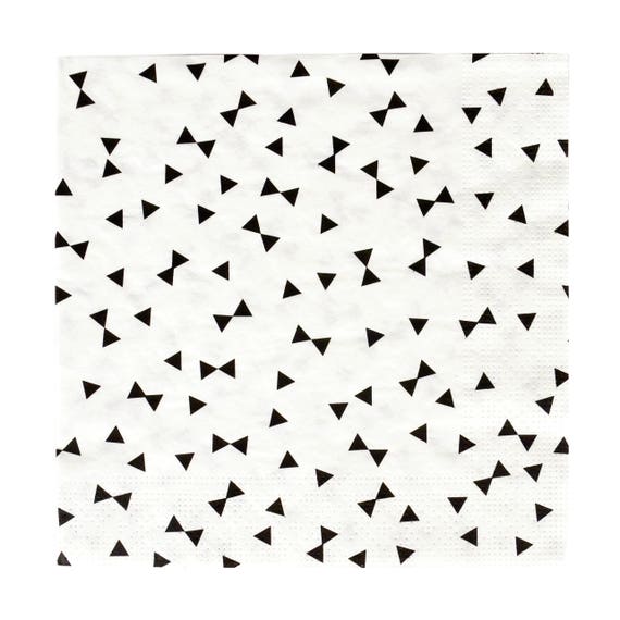 Napkins | Black Tie Large Napkins | 20 Paper Napkins | Dinner Napkins | Party Napkins | Party Supplies | The Party Darling Il_570xn