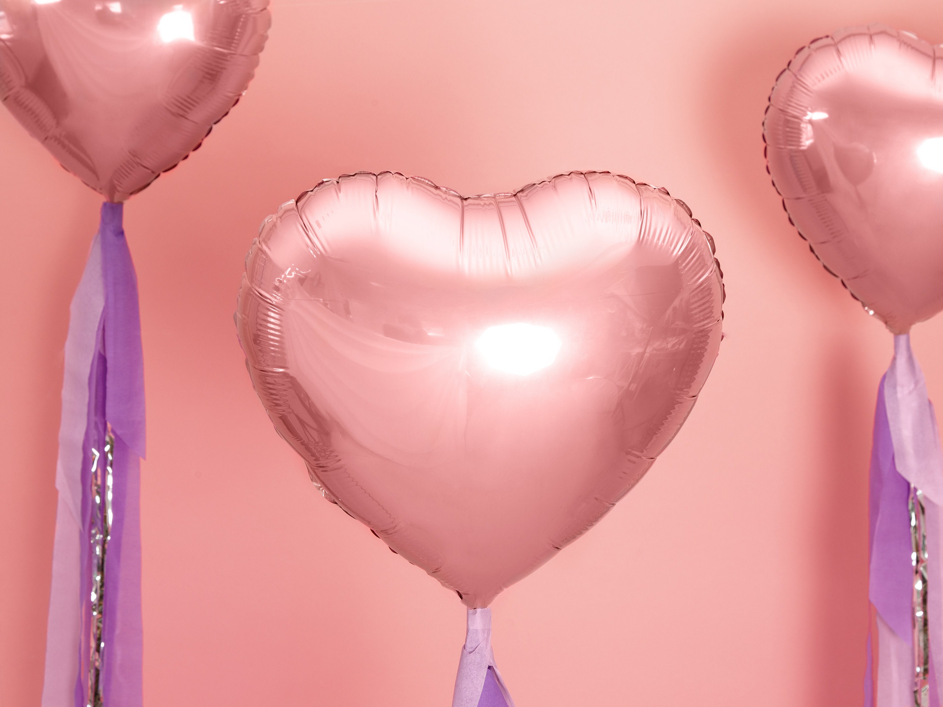 Or Rose 18" Heart Shape Amscan feuille hélium Fill Ballon Mariage Baby Shower