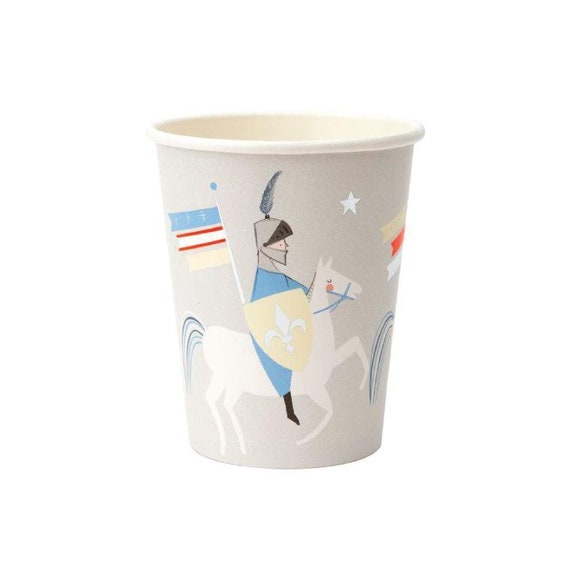 8 DINOSAUR PREHISTORIC PARTY 9oz PAPER CUPS ~ Birthday Supplies Beverage Drink