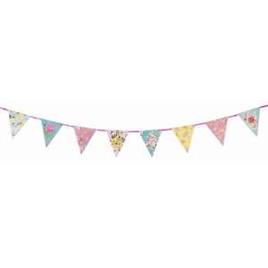 Floral Tea Party Banner 13' | Floral Bunting | Floral Tea Party | Tea Party Decor | Floral Banner Baby Shower | Floral Garland Wedding