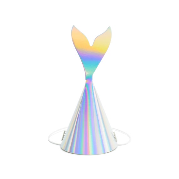 Mermaid Tail Mini Party Hats 6ct | Under the Sea Birthday | Mermaid Birthday | Girls Birthday Party | Mermaid Decorations | Narwhal Birthday Il_570xn