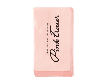 Pink Eraser Paper Napkins (24ct) – Back to School or Classroom Party Table Decor