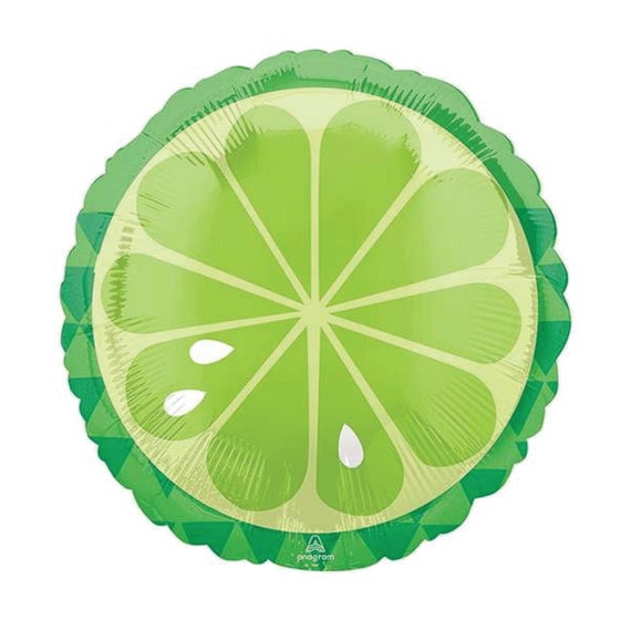 Tropical Lime Balloon 17" | Twotti Fruitti Birthday | Fiesta Bridal Shower | Summer Pool Party | Melon First Birthday | Citrus Party Decor Il_570xn