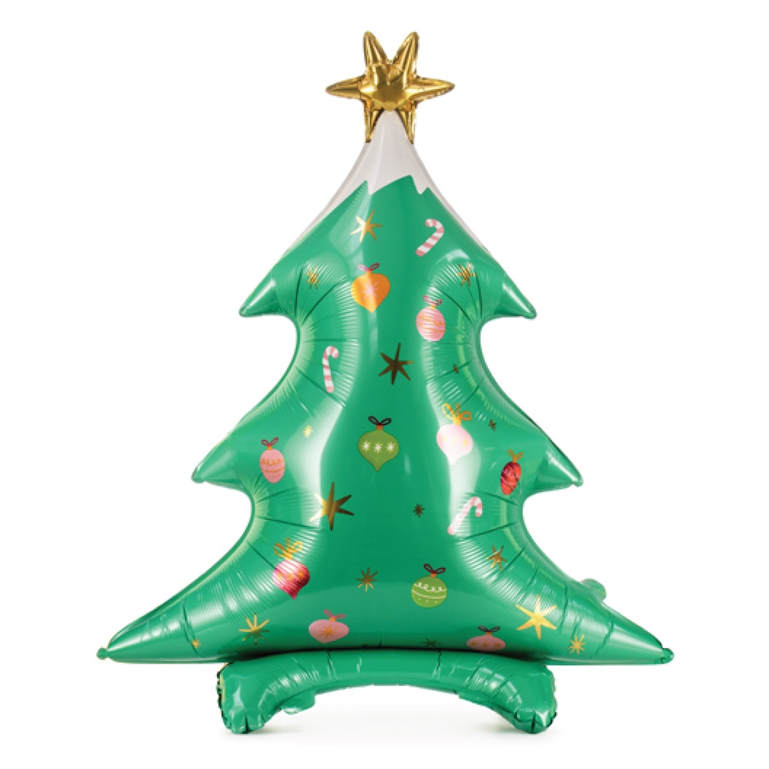 Standing Christmas Tree Balloon 37in Kids Christmas Party Decor Christmas Party Balloon
