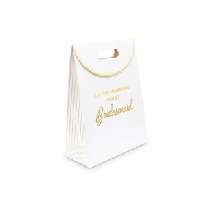 SALE | For My Bridesmaid Small Paper Gift Bag | Bachelorette Party Favor | Bridesmaid Gift Bag | Engagement Party | Bridesmaid Proposal Gift