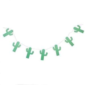 Bannière Fiesta cactus 6 pi | Anniversaire Cinco de Mayo | Décorations de fête | Bannière suspendue Fiesta | Bannière de bar à tacos | Décoration de fête cactus