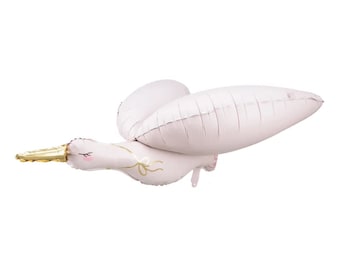 Pink Stork Foil Balloon 39in – Baby Shower Decoration