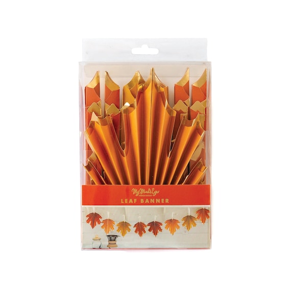 Fall Foliage Leaf Fan Garland | Thanksgiving Decorations | Fall Party Decorations | Fall in love | Autumn Baby Shower | Fall Mantle Decor Il_570xn
